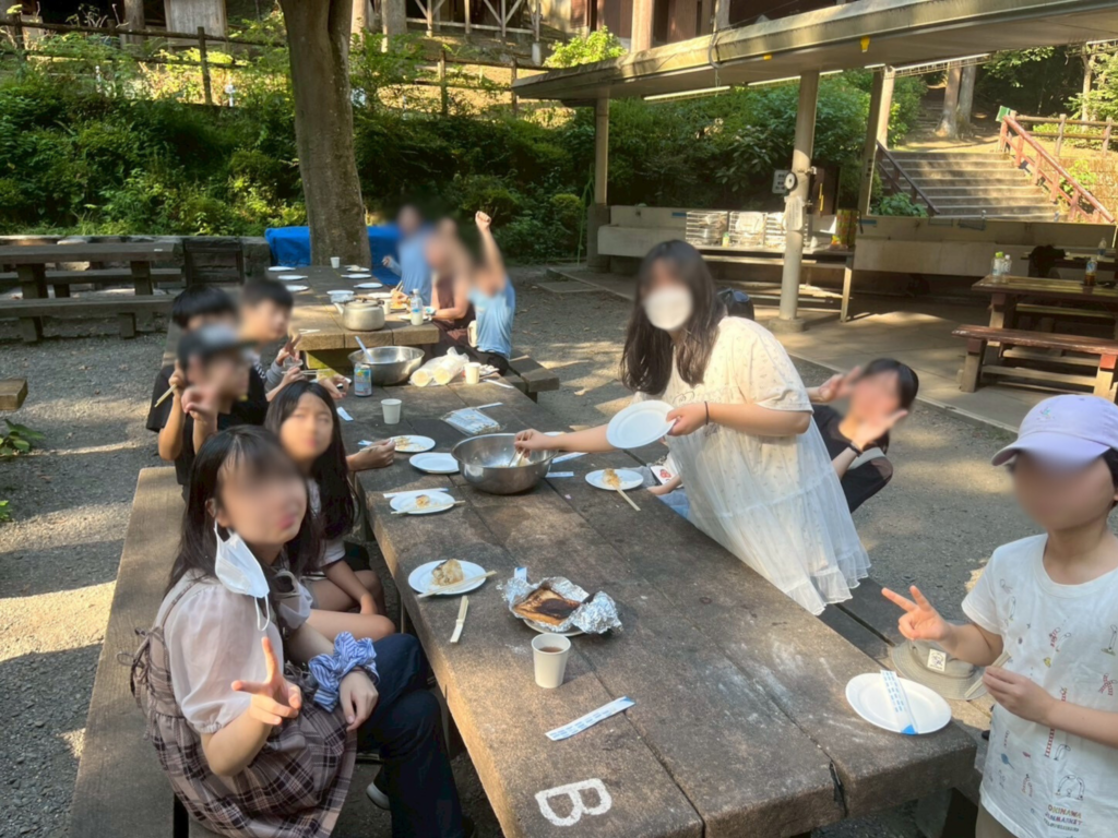 夏のキャンプ