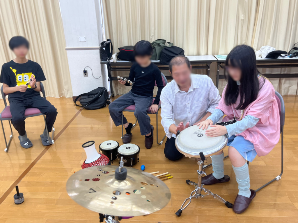 打楽器体験